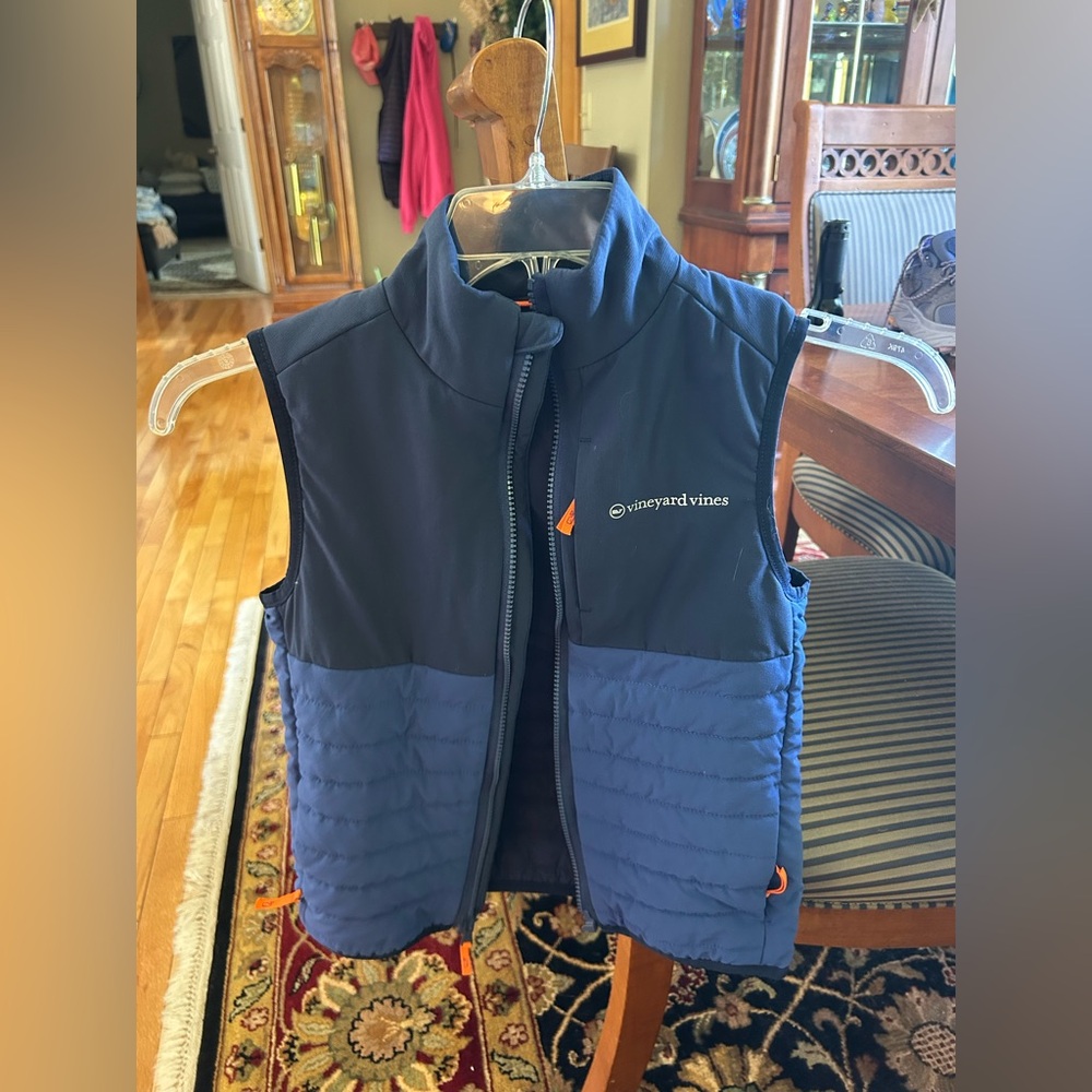 Vineyard Vines kids marine air vest blue navy size M